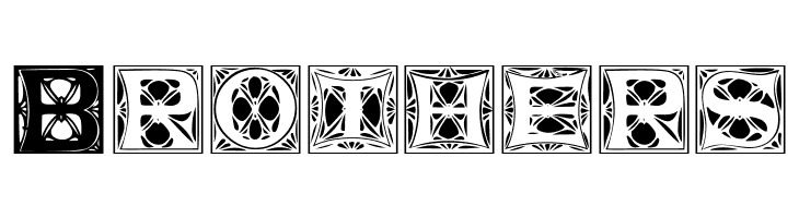 JugendstilCaps  Free Fonts Download