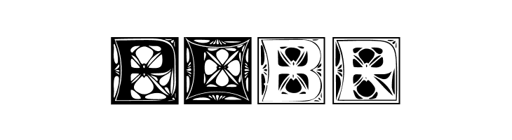 JugendstilCaps  Free Fonts Download