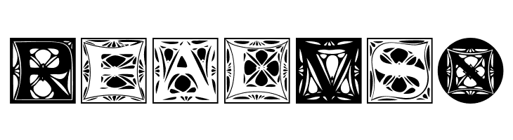 JugendstilCaps  Free Fonts Download