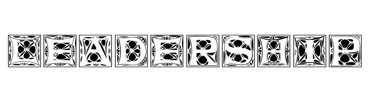 JugendstilCaps  Free Fonts Download