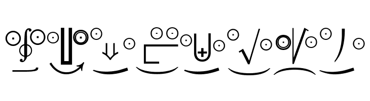 MathEmoticonsOne  Free Fonts Download