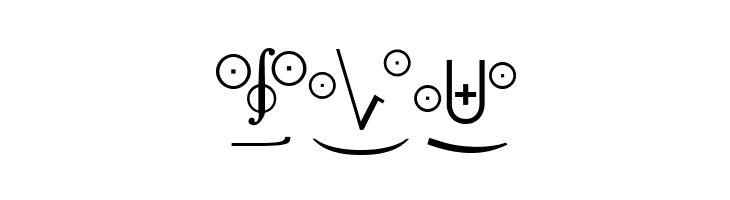 MathEmoticonsOne  Free Fonts Download