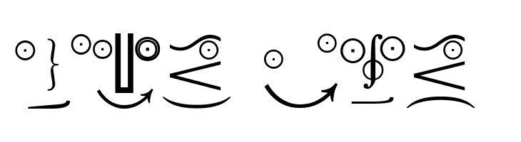 MathEmoticonsOne  Free Fonts Download