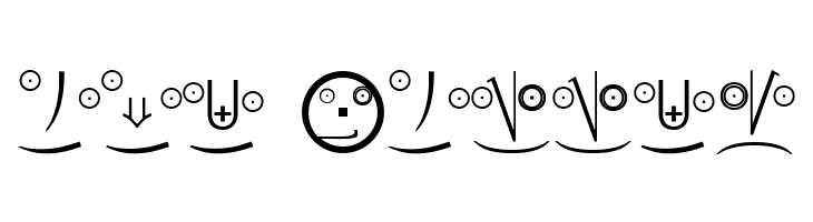 MathEmoticonsOne  Free Fonts Download