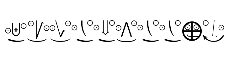 MathEmoticonsOne  Free Fonts Download