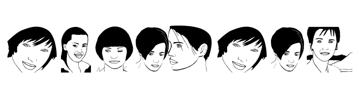 CuteFaces  Free Fonts Download