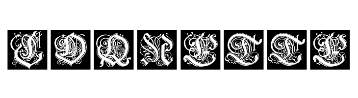 FrakturInitials07  Free Fonts Download