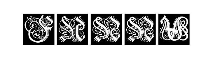 FrakturInitials07  Free Fonts Download