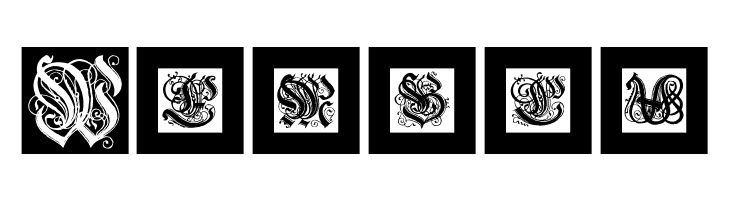 FrakturInitials07  Free Fonts Download