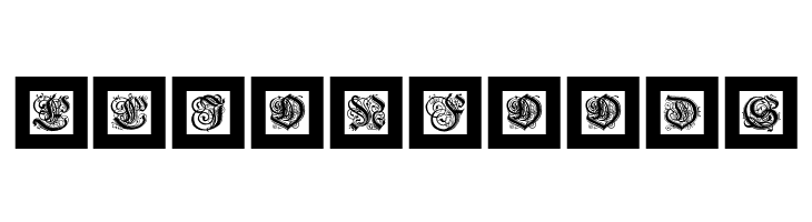 FrakturInitials07  Free Fonts Download