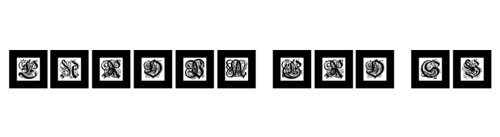 FrakturInitials07  Free Fonts Download