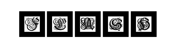 FrakturInitials07  Free Fonts Download