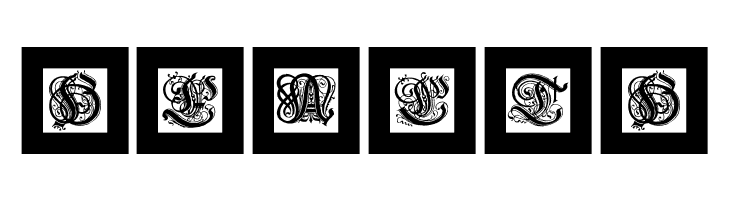 FrakturInitials07  Free Fonts Download