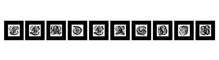 FrakturInitials07  Free Fonts Download