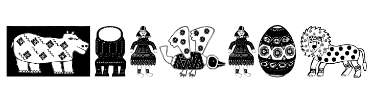 AfricaArtTwo  Free Fonts Download