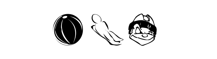 SportsCartoons  Free Fonts Download