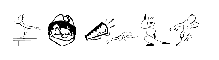 SportsCartoons  Free Fonts Download