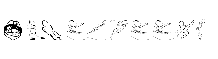 SportsCartoons  Free Fonts Download