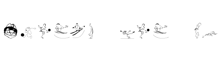 SportsCartoons  Free Fonts Download