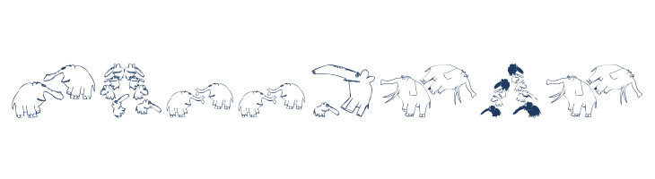 DillElefantenTwo  Free Fonts Download