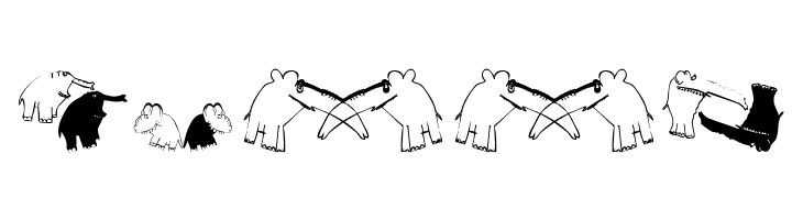 DillElefantenTwo  Free Fonts Download