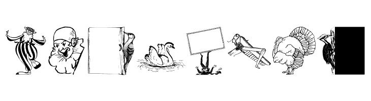 VectorAnimalsOrPeople  Free Fonts Download