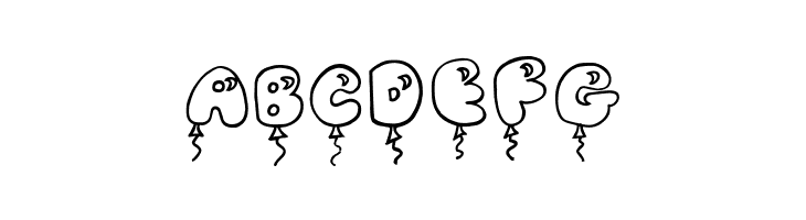 JI Balloon Caps  Free Fonts Download