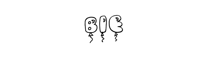 JI Balloon Caps  Free Fonts Download