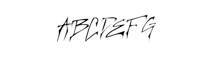 Creepygirl LightOblique  Free Fonts Download