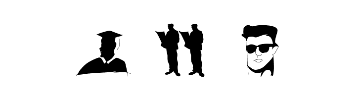 Menschen  Free Fonts Download