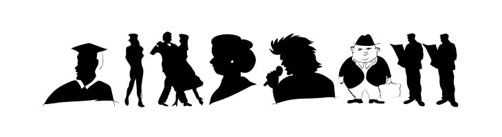 Menschen  Free Fonts Download