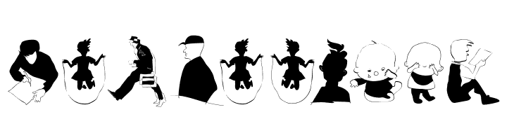 Menschen  Free Fonts Download