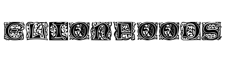 Eichenlaub Initialen  Free Fonts Download