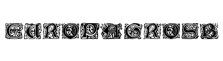 Eichenlaub Initialen  Free Fonts Download