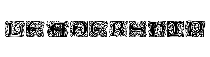 Eichenlaub Initialen  Free Fonts Download