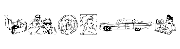 FiftyYearsAgo  Free Fonts Download