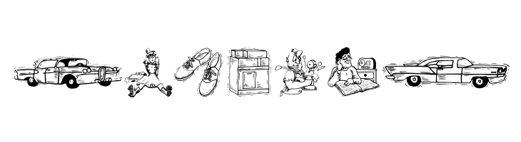 FiftyYearsAgo  Free Fonts Download