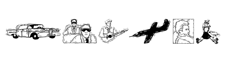 FiftyYearsAgo  Free Fonts Download