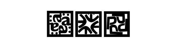 KaleidoQuattroInvers  Free Fonts Download