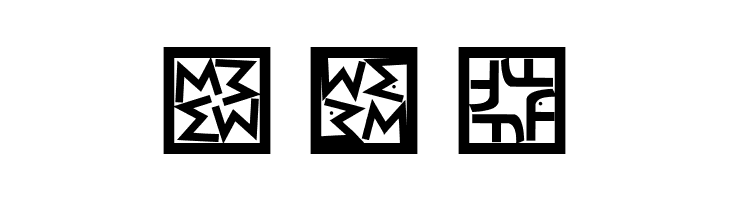 KaleidoQuattroInvers  Free Fonts Download
