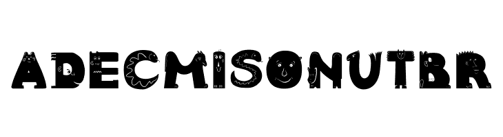 AnimalTypeFaces  Free Fonts Download