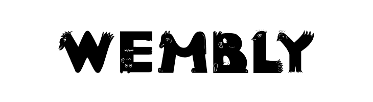 AnimalTypeFaces  Free Fonts Download