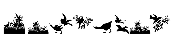 BirdsCuts  Free Fonts Download