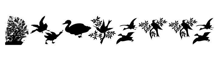 BirdsCuts  Free Fonts Download