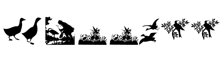 BirdsCuts  Free Fonts Download