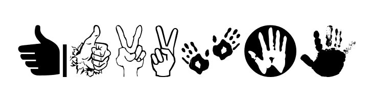 HandsOnly  Free Fonts Download