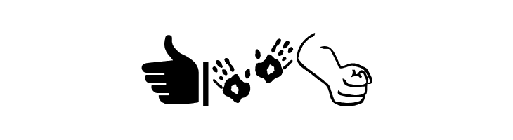 HandsOnly  Free Fonts Download