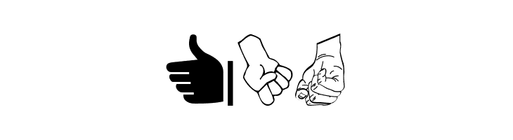 HandsOnly  Free Fonts Download