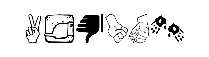 HandsOnly  Free Fonts Download