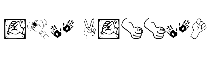 HandsOnly  Free Fonts Download